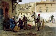 unknow artist Arab or Arabic people and life. Orientalism oil paintings 98 France oil painting artist